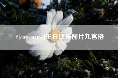 沁阳生日快乐图片九宫格