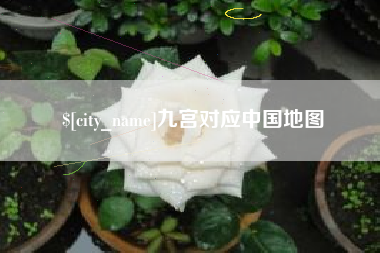 沁阳九宫对应中国地图