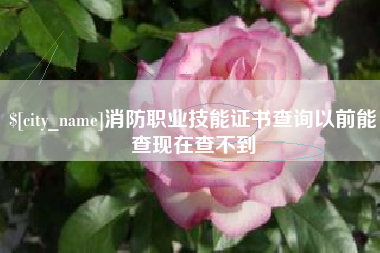 沁阳消防职业技能证书查询以前能查现在查不到