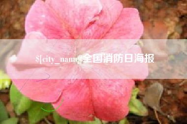 沁阳全国消防日海报