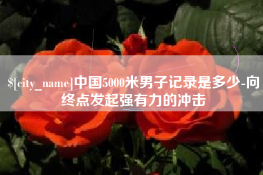 沁阳中国5000米男子记录是多少-向终点发起强有力的冲击