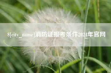 沁阳消防证报考条件2024年官网