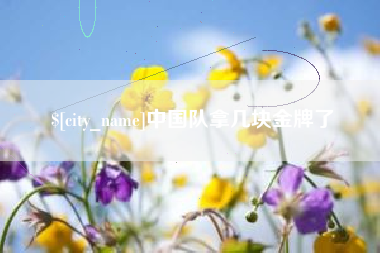 沁阳中国队拿几块金牌了