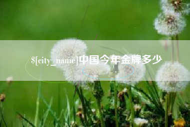 沁阳中国今年金牌多少