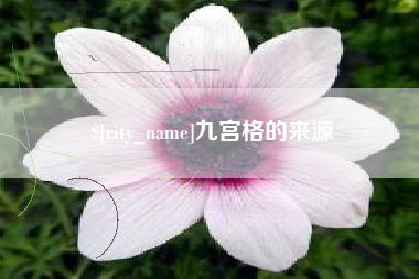沁阳九宫格的来源