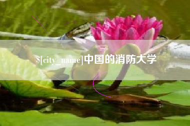 沁阳中国的消防大学