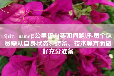 沁阳5公里接力赛如何跑好-每个队员需从自身状态、装备、技术等方面做好充分准备