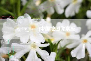 沁阳中国地图像素版