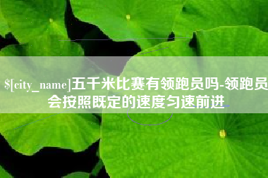 沁阳五千米比赛有领跑员吗-领跑员会按照既定的速度匀速前进