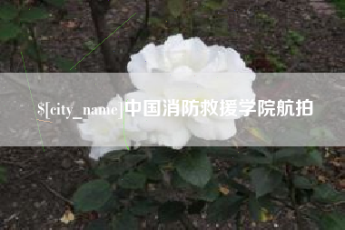 沁阳中国消防救援学院航拍