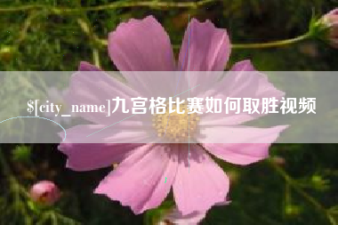 沁阳九宫格比赛如何取胜视频