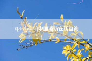 沁阳中国消防在线查询