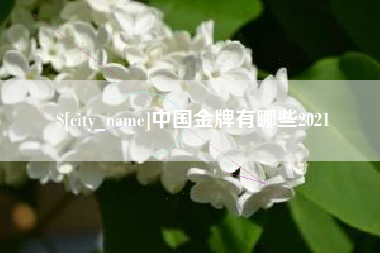 沁阳中国金牌有哪些2021