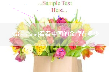 沁阳看看中国的金牌有多少